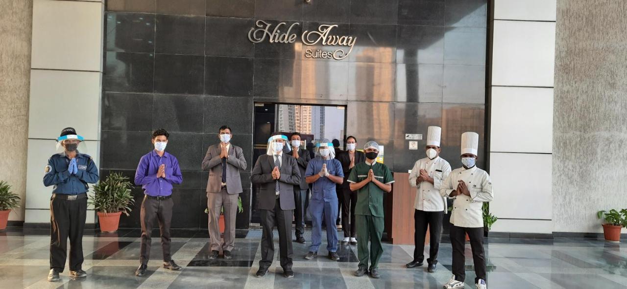 Hide Away Suites Noida Exterior foto